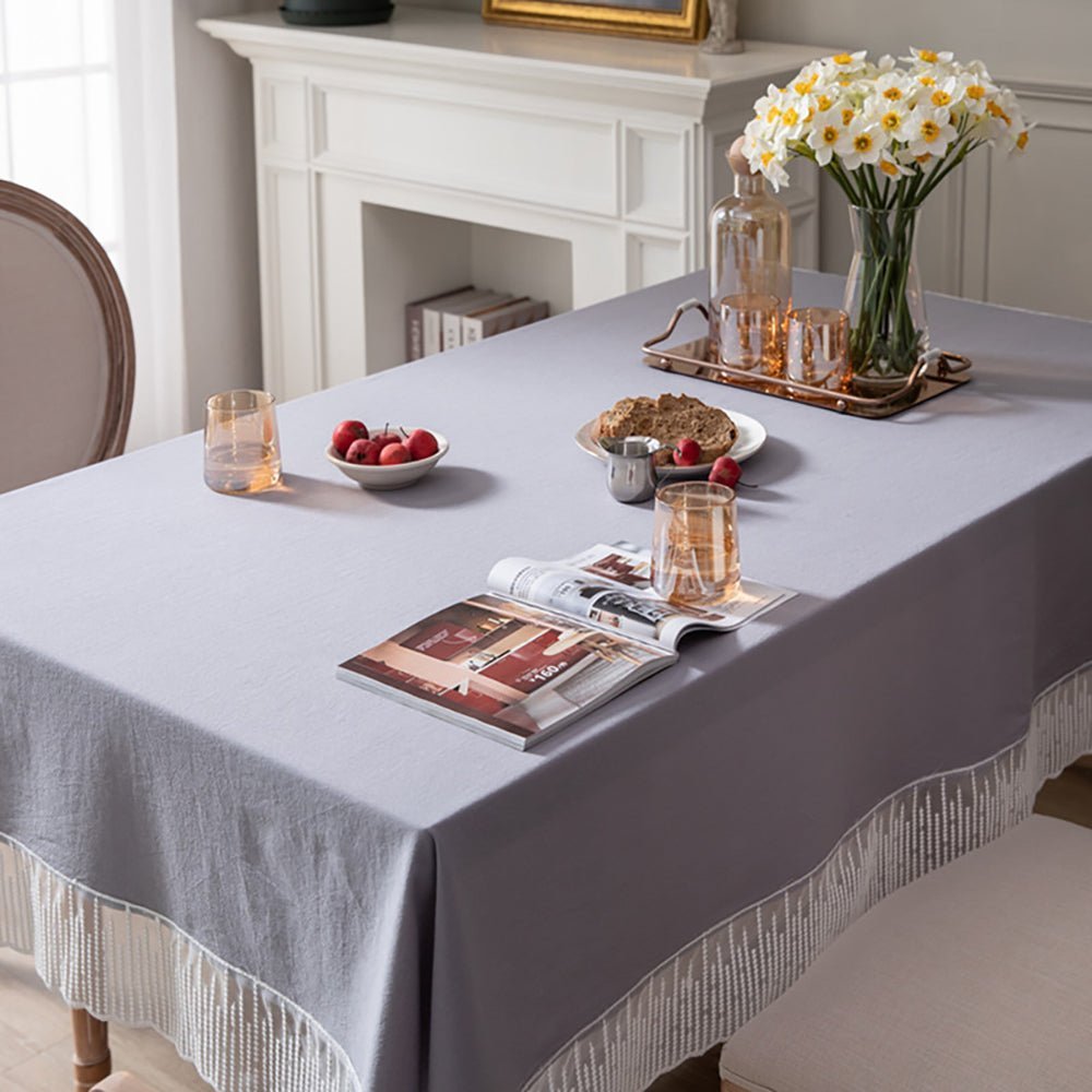 70 inch round cotton tablecloth
