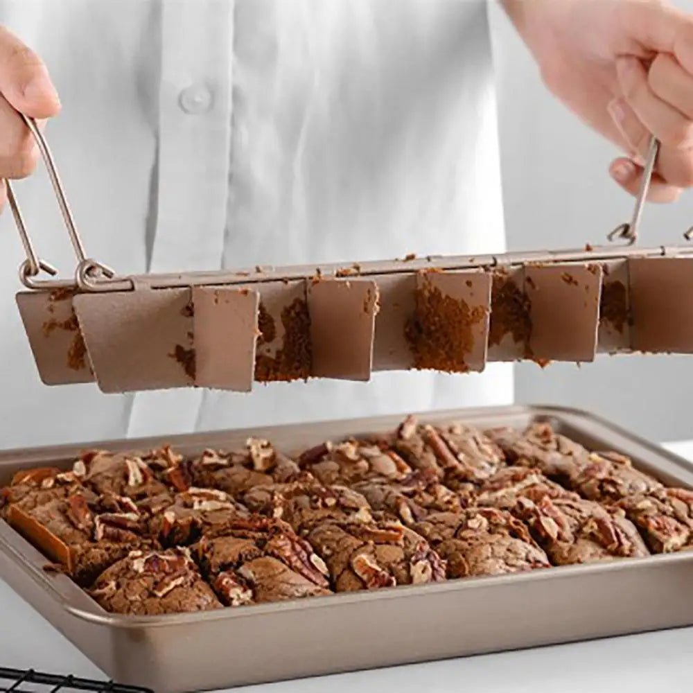 brownie baking pan with dividers