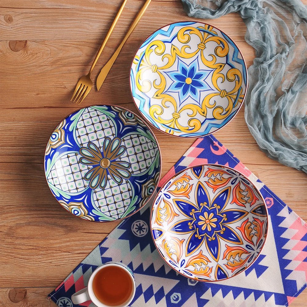 ceramic dinner plates set
