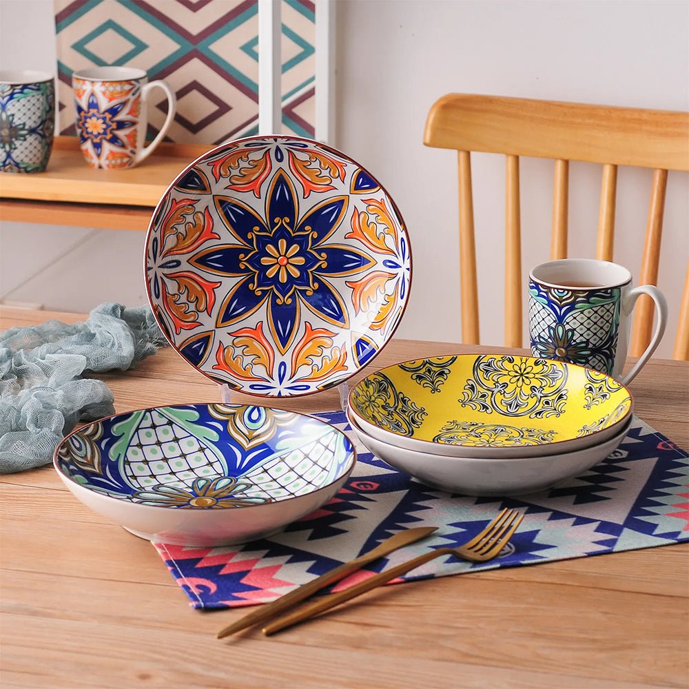 ceramic dinnerware sets for 8