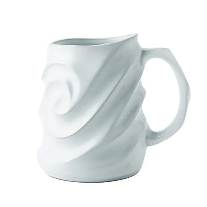 ceramic mug white