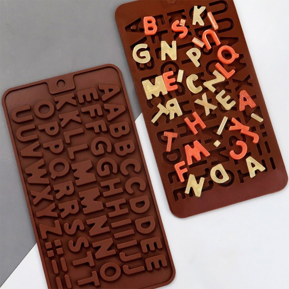 chocolate mold alphabet