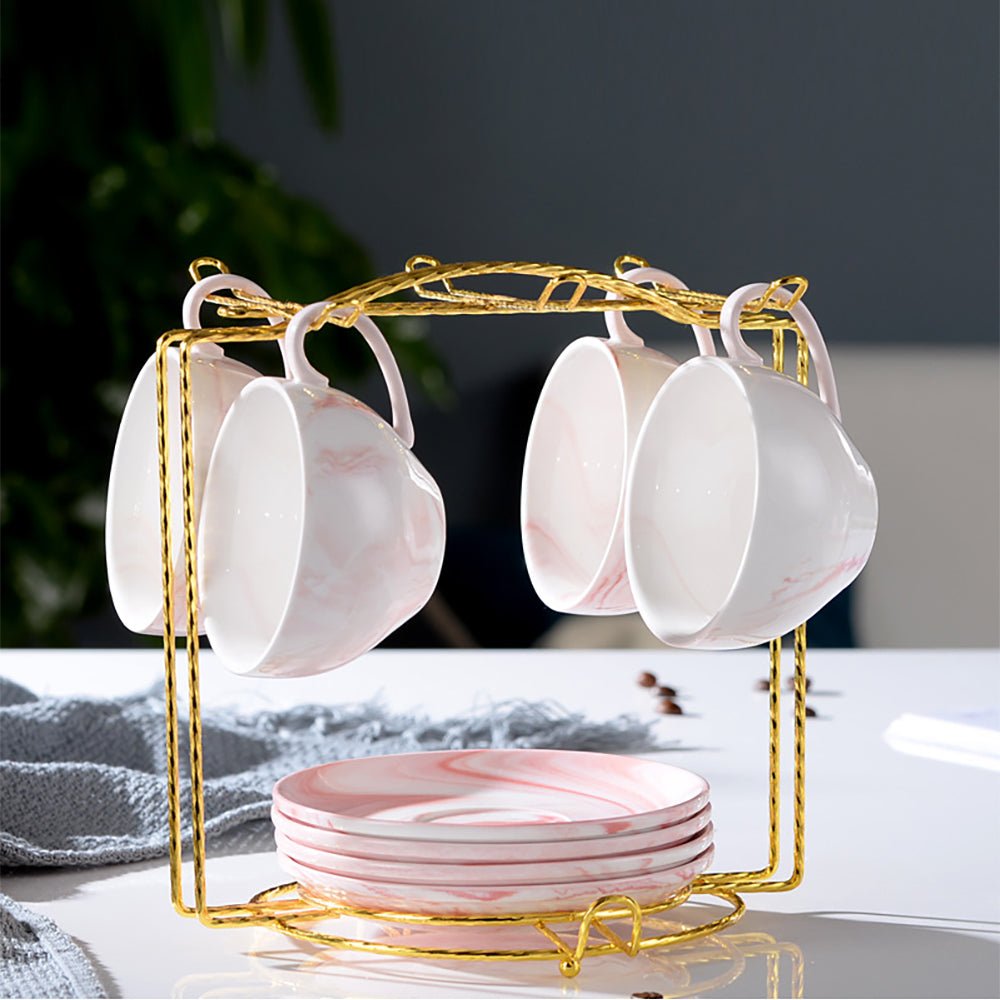 cup and saucer display holders