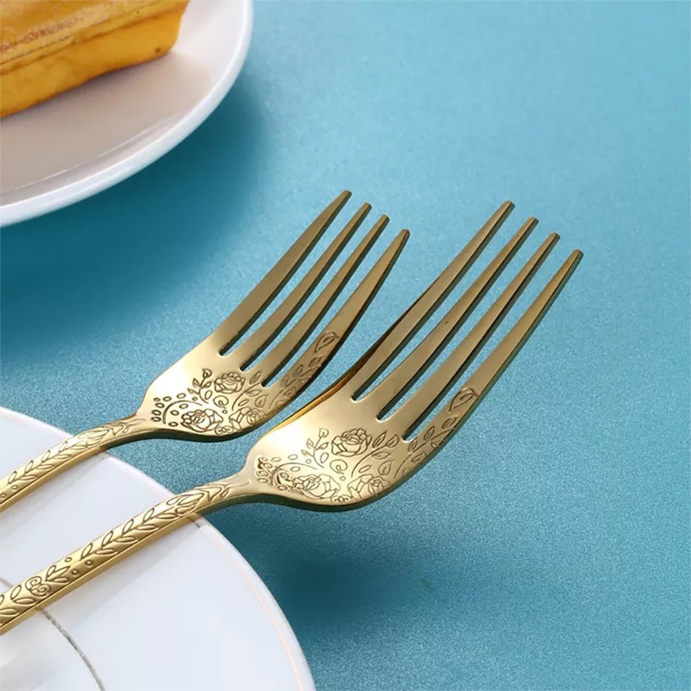 engraved cutlery set