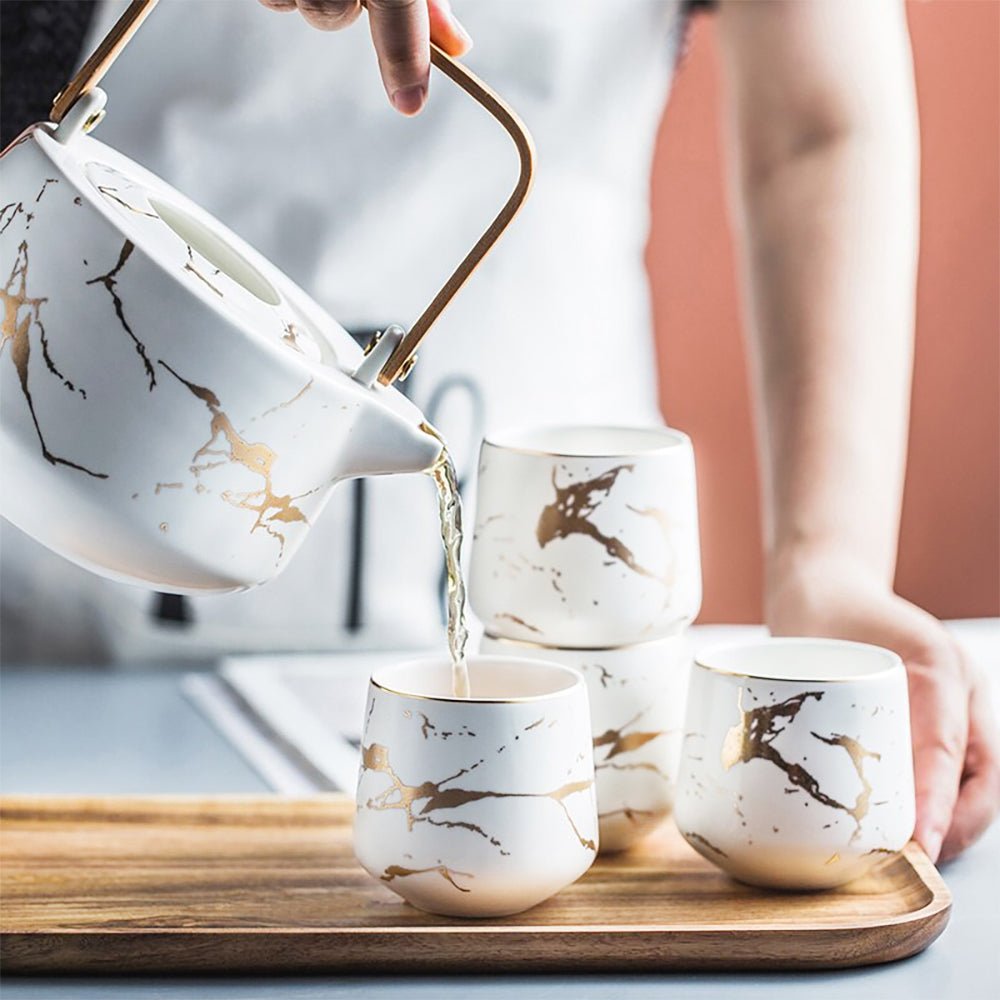 how to clean ceramic tea cups
