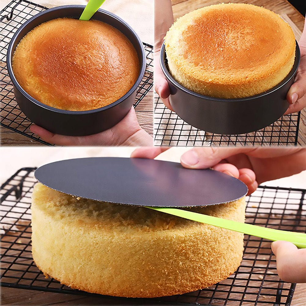 how to use removable bottom cake pan
