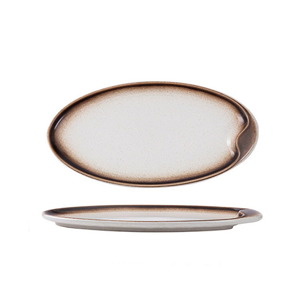 large white porcelain serving platter