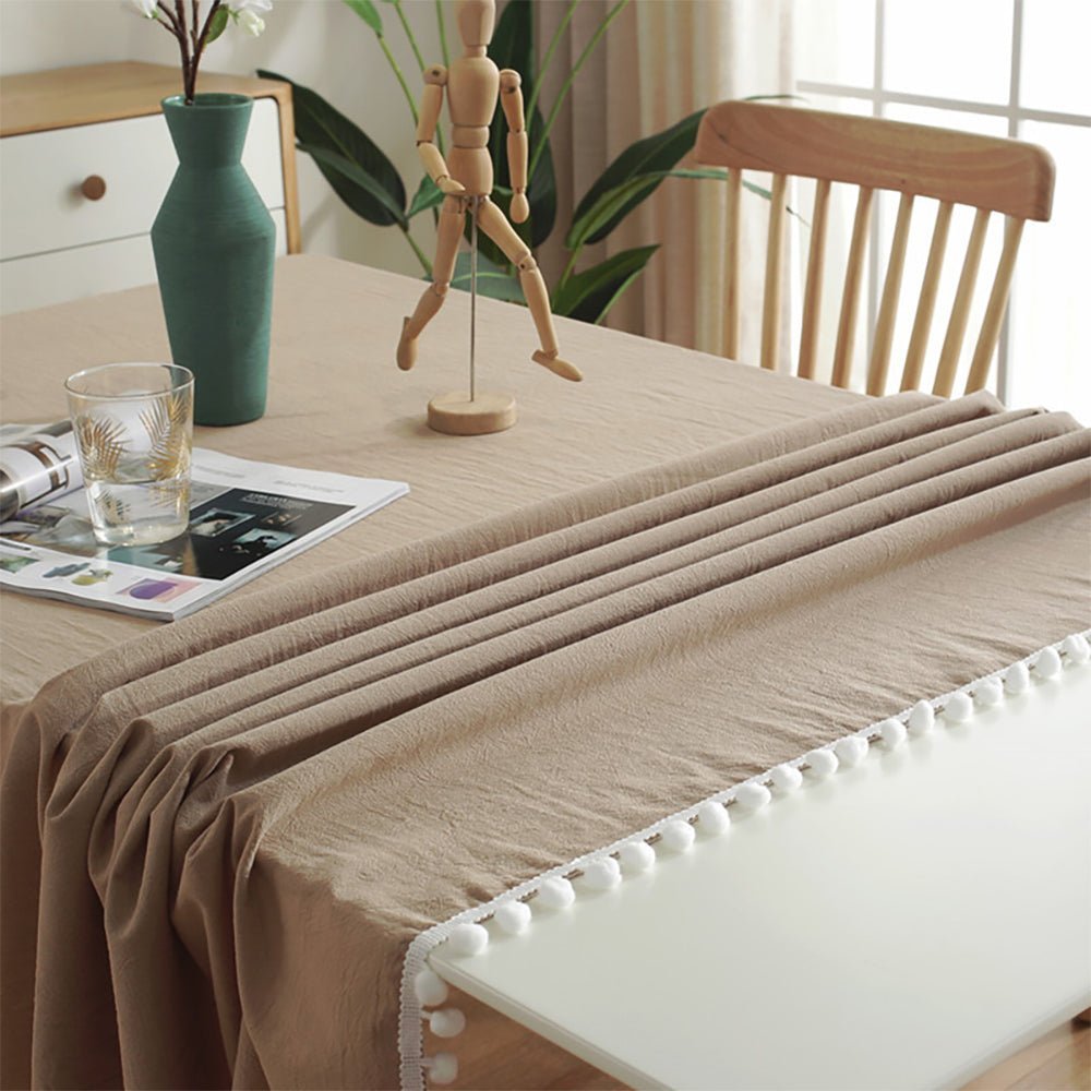 linen dining table cloth