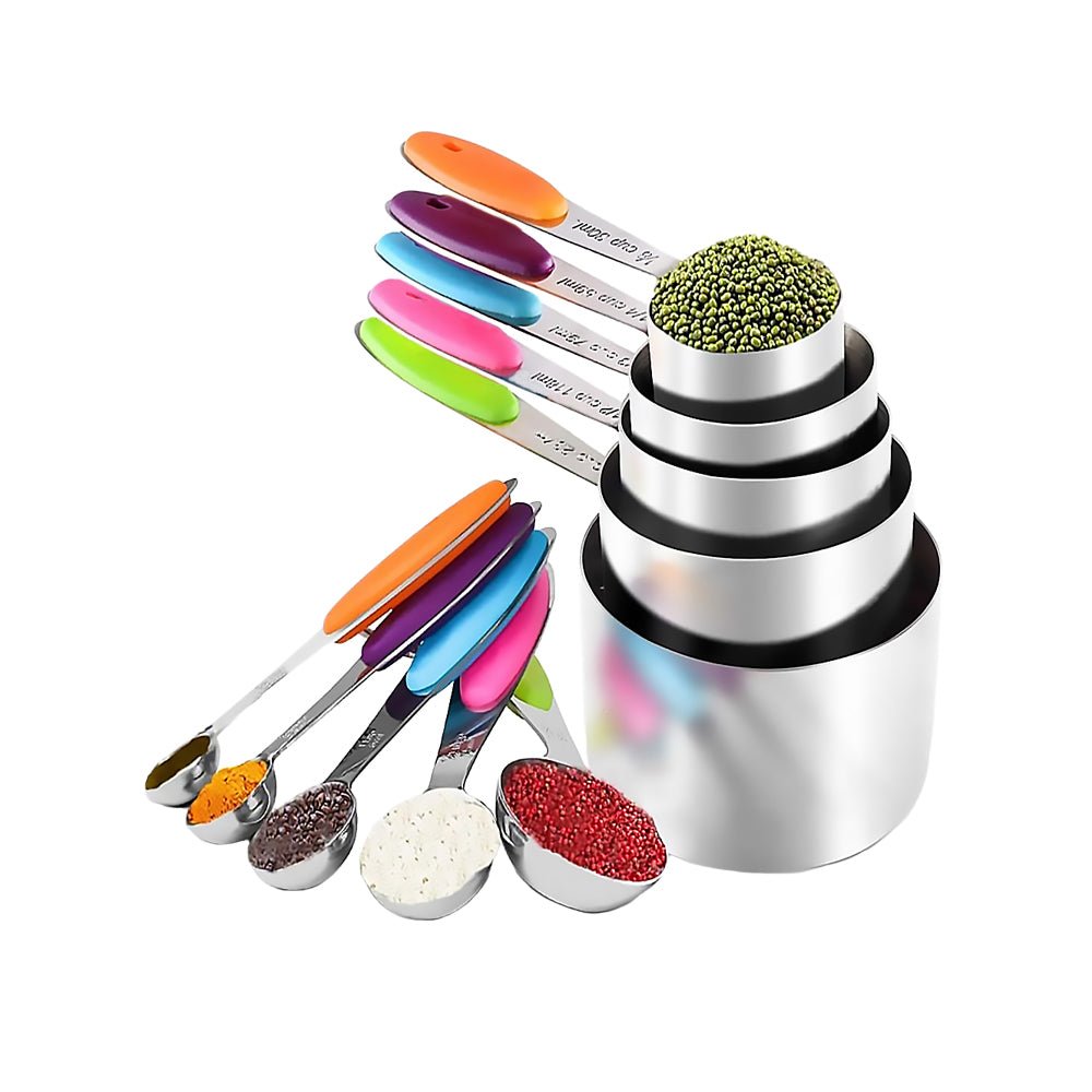oxo good grips stainless steel measuring cups and spoons set