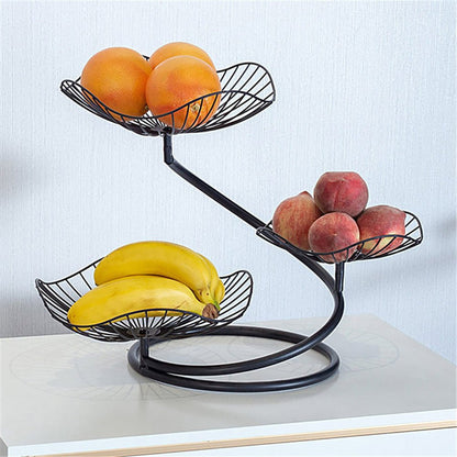 steel fruit basket for kitchen
