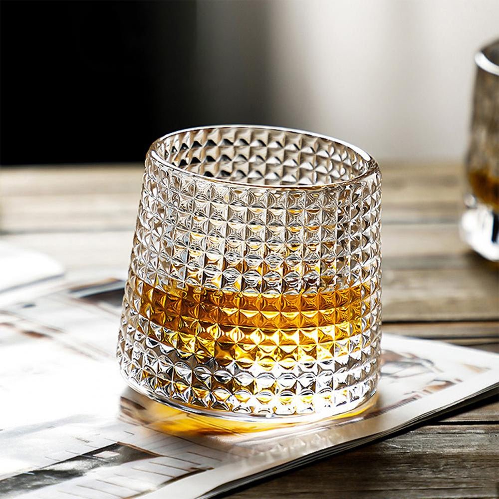 vintage double old fashioned glasses