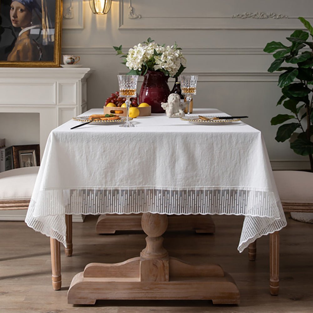 Arkansas Cotton Lace Tablecloth