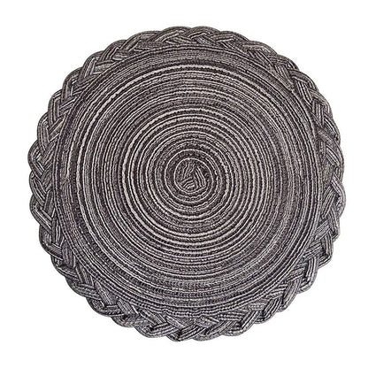 woven placemats grey