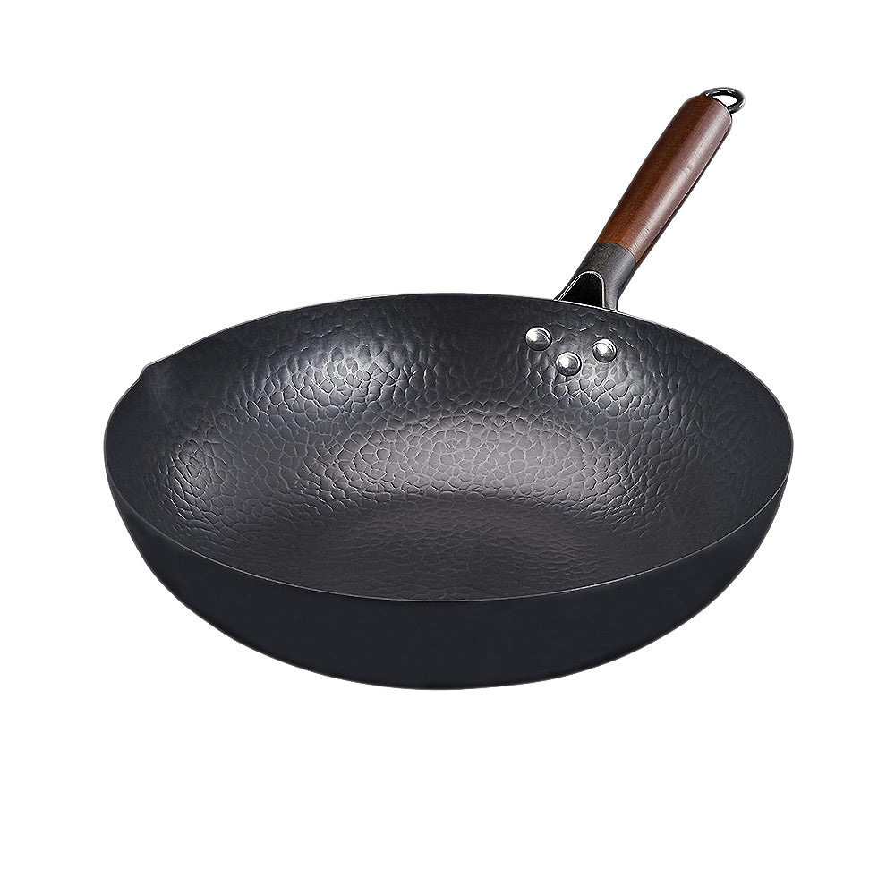 cast iron deep fryer pan