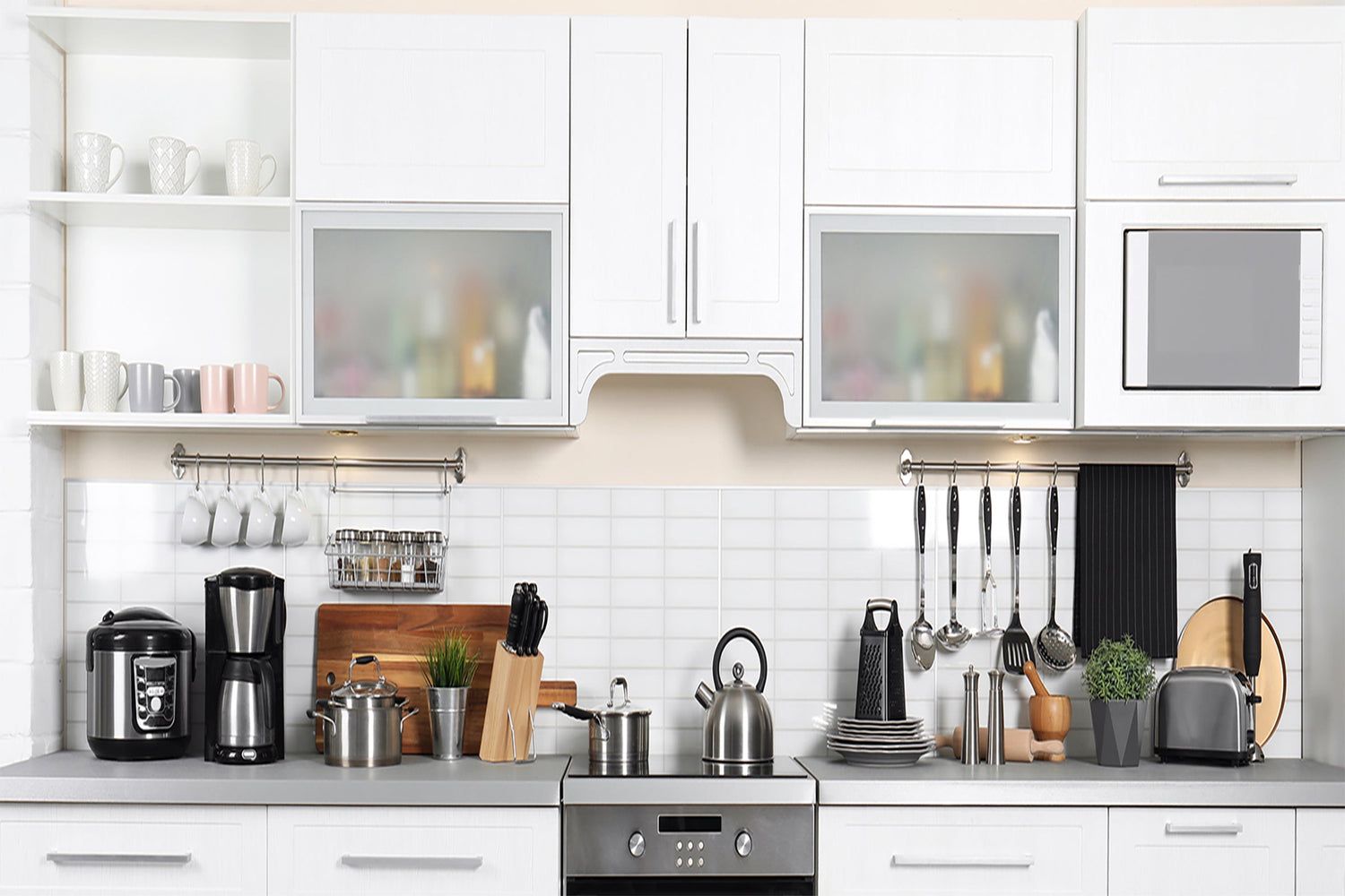 organizing kitchen counter ideas