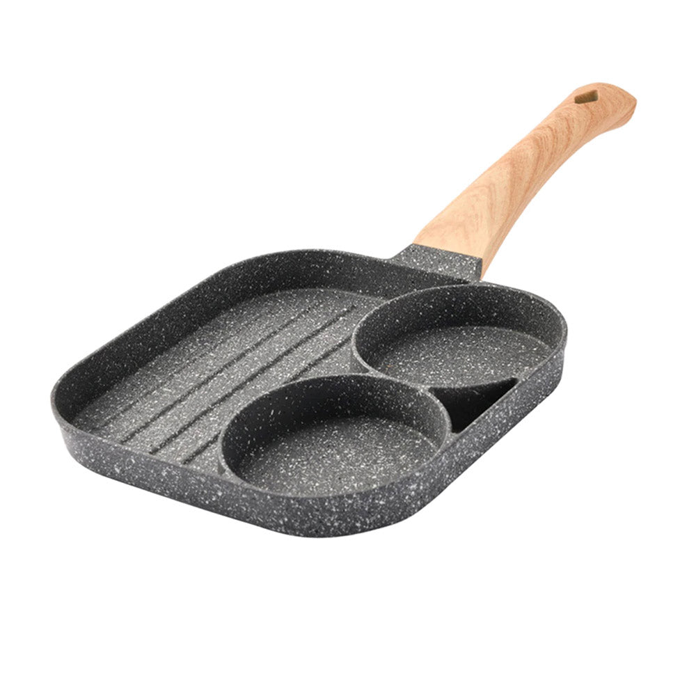 4 hole non stick frying pan