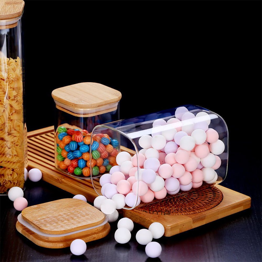 airtight glass containers with lids