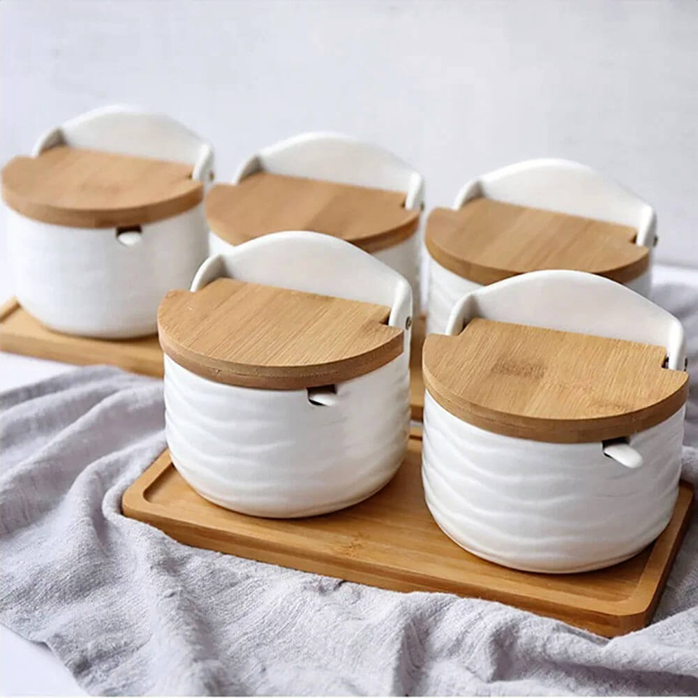 Orabela Condiment Containers with Lids