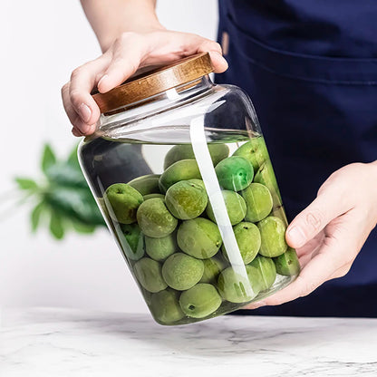 glass kitchen storage containers with lids