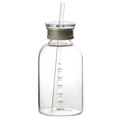 glass water bottle 32 oz