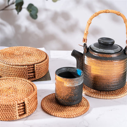 hand woven coasters