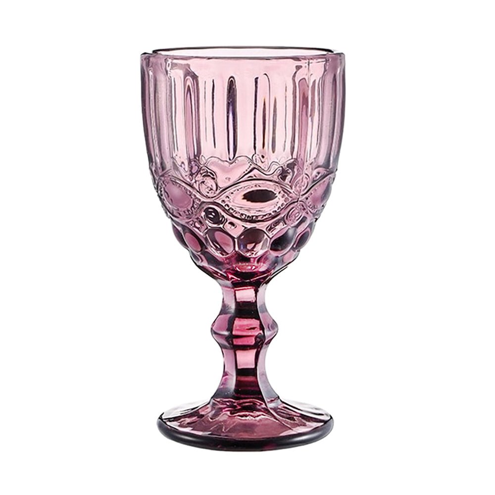 pink drinking glasses