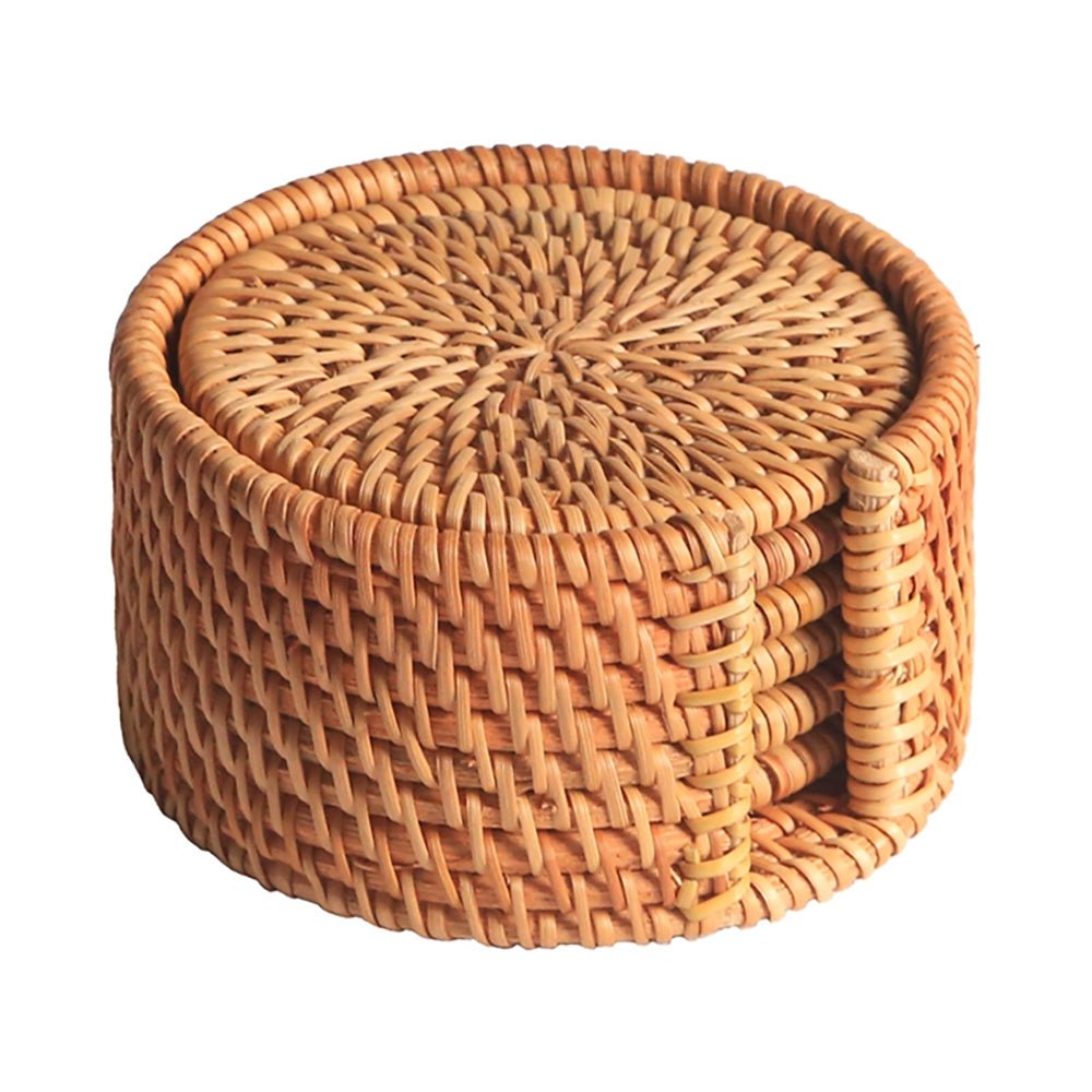 rattan coasters and placemats