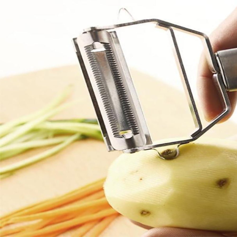 v shape stainless steel pineapple eye peeler remover